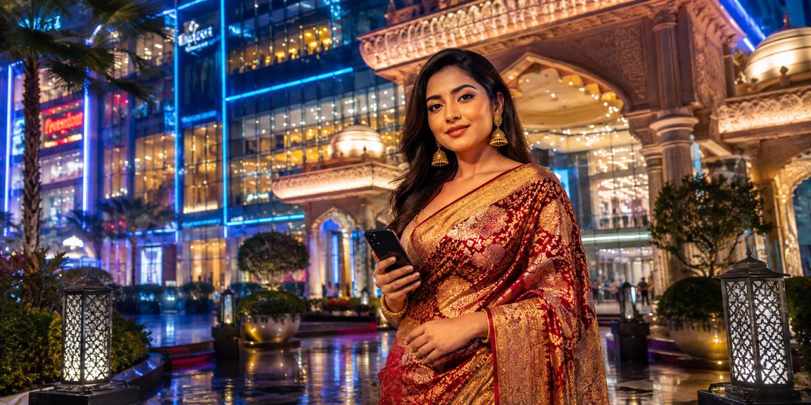 ঢাকায় নিওন আলোয় বেটিং উপভোগের দৃশ্য