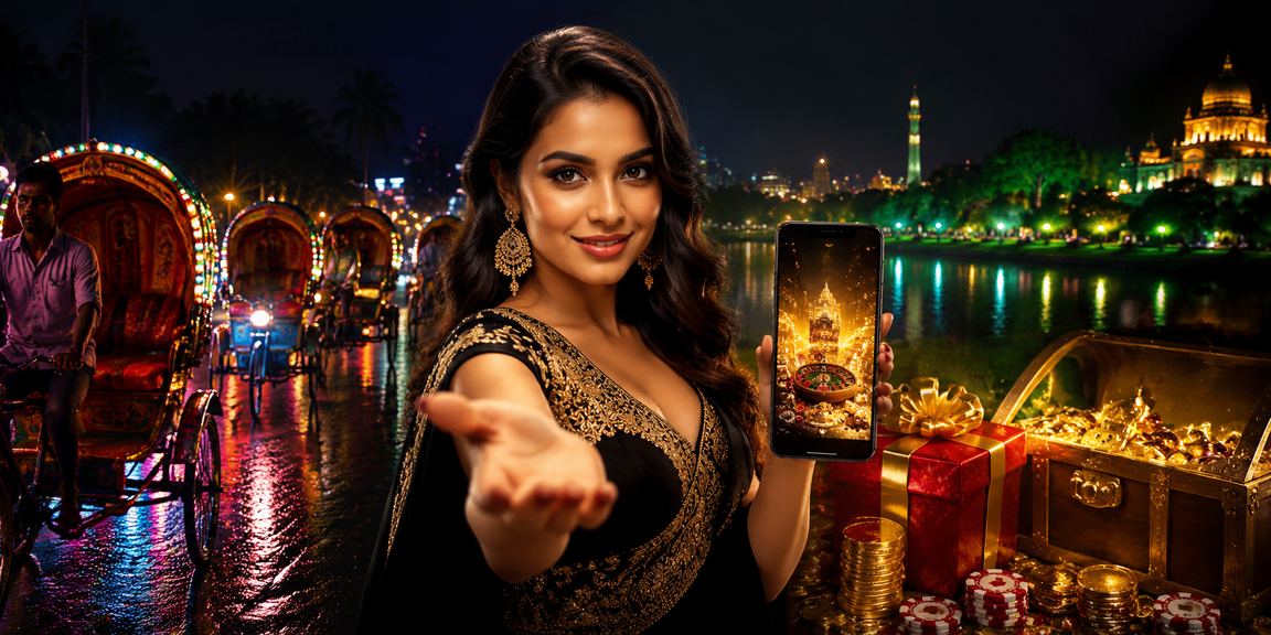 ঢাকার রিকশার কাছে মোবাইলে বেটিং গেম খেলছেন একজন ব্যবহারকারী