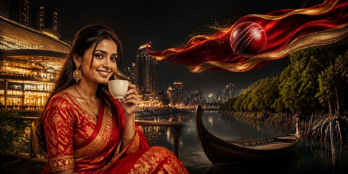 ঢাকায় টস প্রেডিকশন গেম খেলছেন একজন বাংলাদেশি